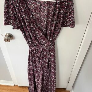 Floral V-Neck Dress